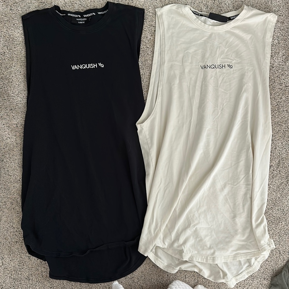 2 Vanquish workout shorts
